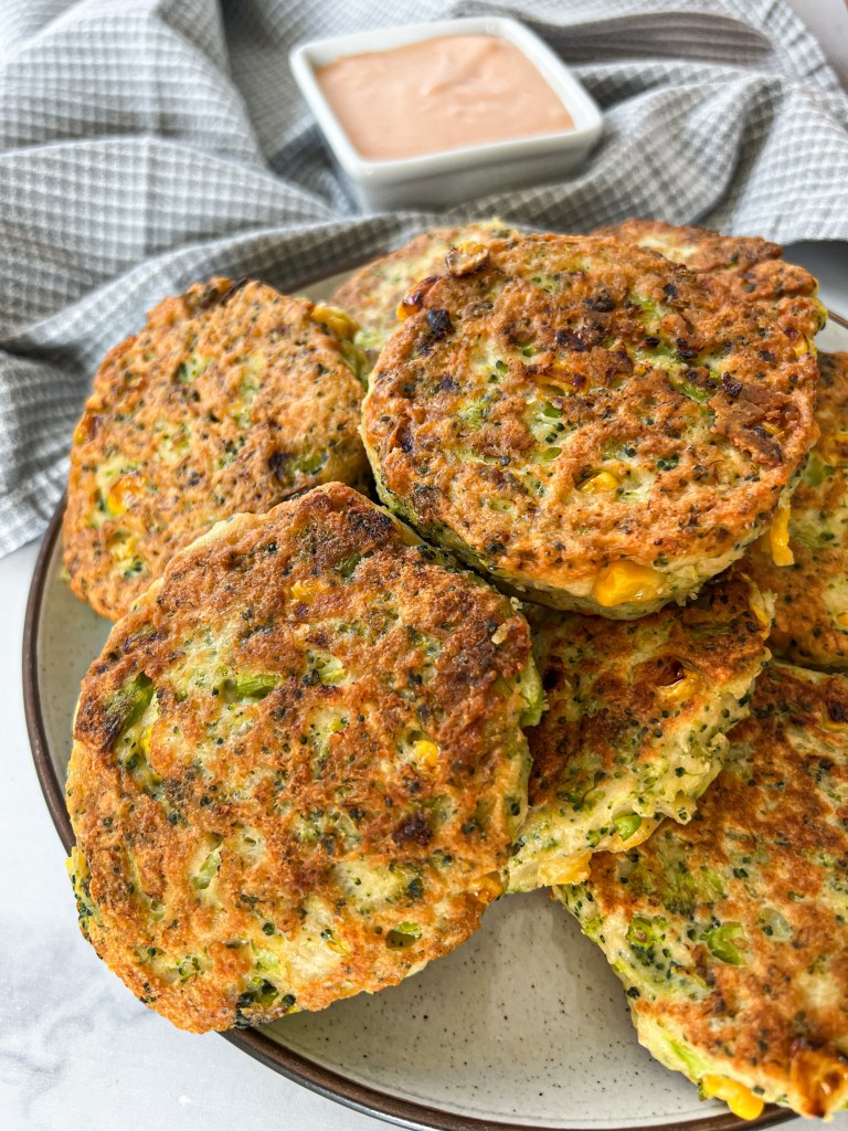 Broccoli and Chicken Fritters WINNIESBALANCE